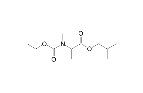 Alanine, N-methyl-N-ethoxycarbonyl-, isobutyl ester