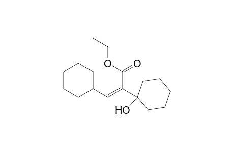 (Z)-3-cyclohexyl-2-(1-hydroxycyclohexyl)-2-propenoic acid ethyl ester