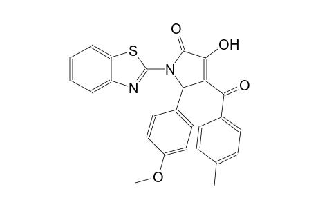 1-(1,3-benzothiazol-2-yl)-3-hydroxy-5-(4-methoxyphenyl)-4-(4-methylbenzoyl)-1,5-dihydro-2H-pyrrol-2-one