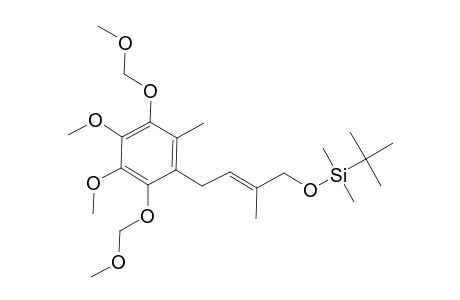 tert-Butyl-[(E)-4-[3,4-dimethoxy-2,5-bis(methoxymethoxy)-6-methyl-phenyl]-2-methyl-but-2-enoxy]-dimethyl-silane