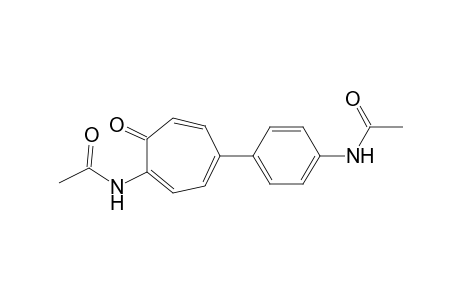 2-Acetamido-5-(4-acetamidophenyl)-tropone
