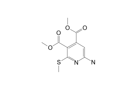 dimethyl 6-amino-2-methylsulfanylpyridine-3,4-dicarboxylate