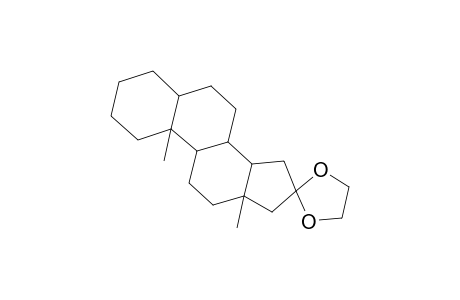 Androstan-16-one, cyclic 1,2-ethanediyl acetal, (5.alpha.)-