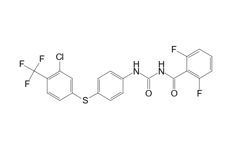 Benzamide, N-[[[4-[[3-chloro-4-(trifluoromethyl)phenyl]thio]phenyl]amino]carbonyl]-2,6-difluoro-
