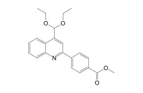 4-(4-Diethoxymethyquinolin-2-yl)benzoic acid methyl ester