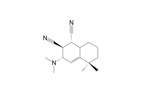 (4ARS,5SR,6RS,7RS)-7-(DIMETHYLAMINO)-1,2,3,4,4A,5,6,7-OCTAHYDRO-1,1-DIMETHYLNAPHTHALENE-5,6-DICARBONITRILE