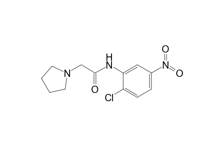 N-(2-chloranyl-5-nitro-phenyl)-2-pyrrolidin-1-yl-ethanamide