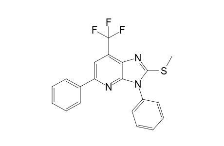 2-(methylsulfanyl)-3,5-diphenyl-7-(trifluoromethyl)-3H-imidazo[4,5-b]pyridine