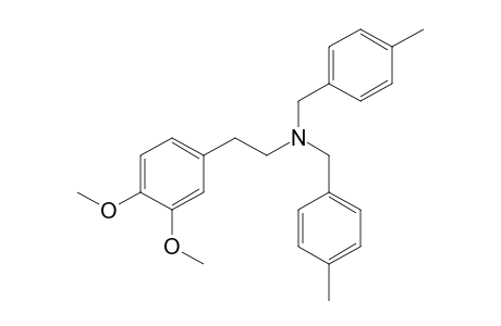 2-(3,4-Dimethoxyphenyl)ethylamine N,N-bis(4-methylbenzyl)