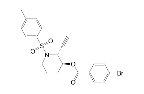 (2R*,3S*)-3-[(4'-Bromobenzoyl)oxy]-2-ethynyl-1-(p-toluenesulfonyl)piperidine