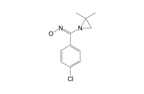 2,2-DIMETHYL-AZIRIDINYL-4-CHLORO-BENZALDOXIME