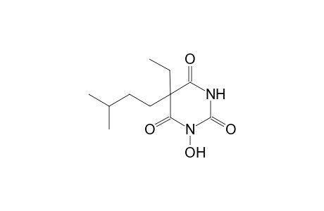 5-Ethyl-1-hydroxy-5-(3-methylbutyl)-1,3-diazinane-2,4,6-trione