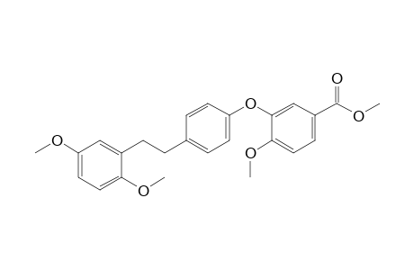 4-[2'-(2",5"-Dimethoxyphenyl)ethyl]-2'-methoxy-5'-(methoxycarbonyl)-diphenyl Ether
