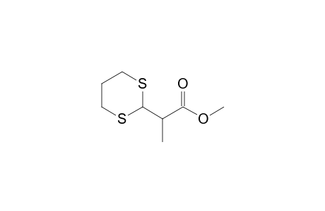 Methyl 2-(1,3-dithian-2-yl)propanoate