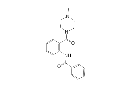 Benzamide, N-[2-[(4-methyl-1-piperazinyl)carbonyl]phenyl]-