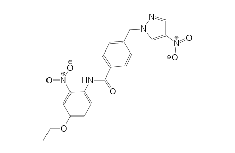 N-(4-ethoxy-2-nitrophenyl)-4-[(4-nitro-1H-pyrazol-1-yl)methyl]benzamide