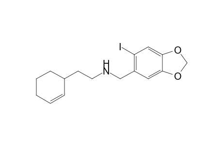 2-(1-cyclohex-2-enyl)-N-[(6-iodo-1,3-benzodioxol-5-yl)methyl]ethanamine