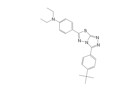 4-[3-(4-tert-butylphenyl)[1,2,4]triazolo[3,4-b][1,3,4]thiadiazol-6-yl]-N,N-diethylaniline