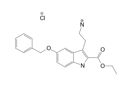 3-(2-AMINOETHYL)-5-BENZYLOXY-1H-INDOLE-2-CARBOXYLIC-ACID-ETHYLESTER-HYDROCHLORIDE