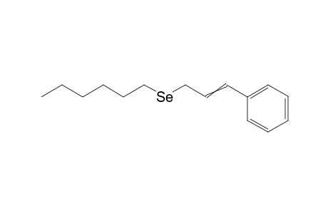 n-hexyl 3-phenyl-2-propenyl selenide