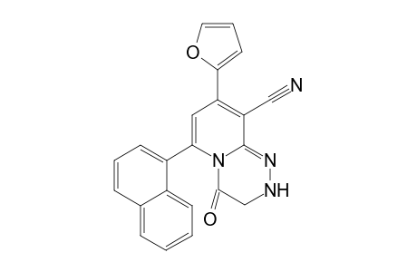 8-(Furan-2-yl)-6-(naphthalen-1-yl)-4-oxo-3,4-dihydro-2Hpyrido[2,1-c][1,2,4]triazine-9-carbonitrile