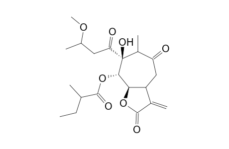 5-[(Methylbutanoyl)oxy]-1-hydroxy-4-methoxy-2,9-dioxoxantha-11-en-6,12-olide