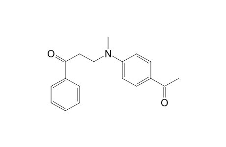 1-Propanone, 3-[(4-acetylphenyl)methylamino]-1-phenyl-