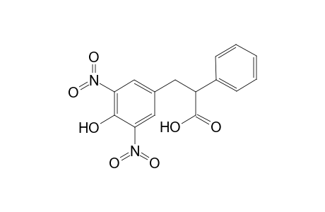 3-(4-hydroxy-3,5-dinitrophenyl)-2-phenylpropanoic acid