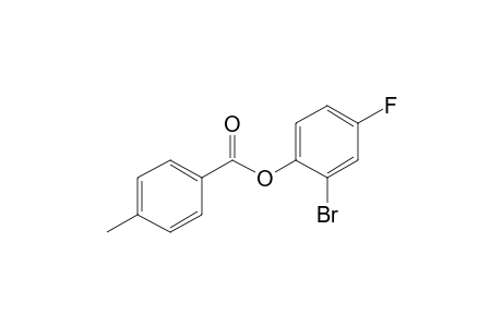 2-Bromo-4-fluorophenyl 4-methylbenzoate