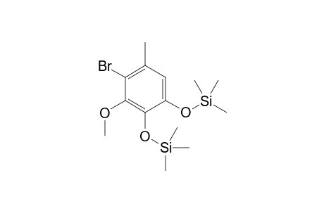 1,2-bis(Trimethylsilyloxy)-4-bromo-3-methoxy-5-methylbenzene