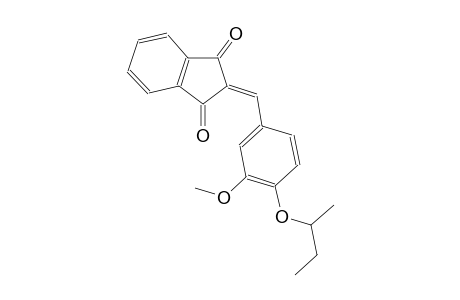 2-(4-sec-butoxy-3-methoxybenzylidene)-1H-indene-1,3(2H)-dione