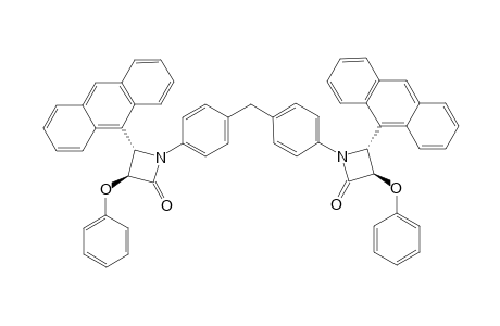 1,1'-[4,4'-METHYLENE-BIS-(4,1-PHENYLENE)]-BIS-[4-(ANTHRACEN-9-YL)-3-PHENOXY-AZETIDIN-2-ONE]