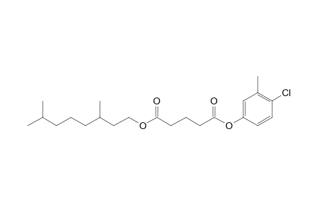 Glutaric acid, 4-chloro-3-methylphenyl 3,7-dimethyloctyl ester