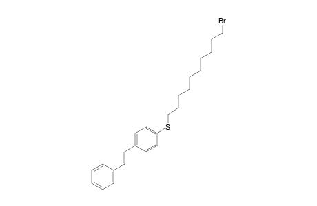 1-(10-bromodecylsulfanyl)-4-[(E)-styryl]benzene