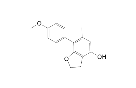 7-(4-Methoxyphenyl)-6-methyl-2,3-dihydrobenzofuran-4-ol