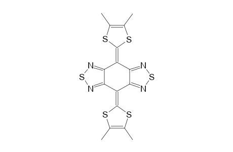 4,8-Bis(4,5-dimethyl-1,3-dithiol-2-ylidene)-4H,8H-benzo[1,2-c:4,5-c']bis[1,2,5]thiadiazole