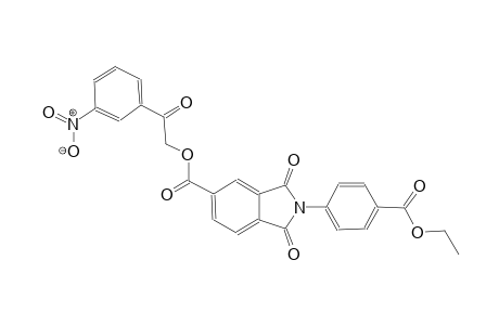 1H-isoindole-5-carboxylic acid, 2-[4-(ethoxycarbonyl)phenyl]-2,3-dihydro-1,3-dioxo-, 2-(3-nitrophenyl)-2-oxoethyl ester