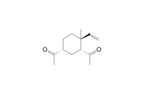 3-cis-Acetyl-4-cis-methyl-4-trans-vinylcyclohexyl methyl ketone
