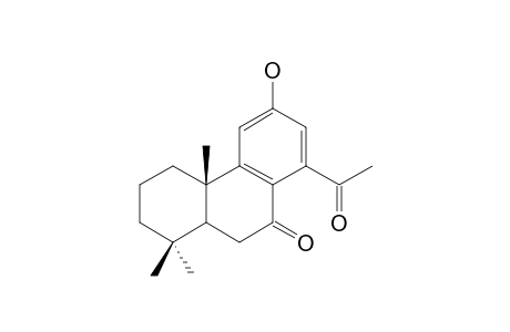 14-acetyl-12-hydroxypodocarpa-8,11,13-trien-7-one
