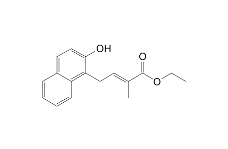 Ethyl (E)-4-(2-hydroxy-1-naphthyl)-2-methyl-2-butenoate