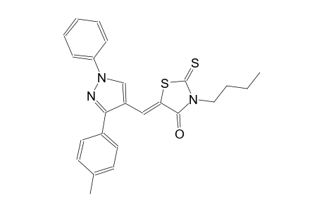 4-thiazolidinone, 3-butyl-5-[[3-(4-methylphenyl)-1-phenyl-1H-pyrazol-4-yl]methylene]-2-thioxo-, (5Z)-