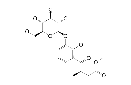 3'-O-BETA-GLUCOPYRANOSYL-PLUMBAGIC-ACID-METHYLESTER