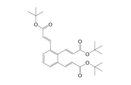 t-Butyl 3-{2',3'-bis[2"-(t-butoxycarbonyl)ethenyl]phenyl}acrylate
