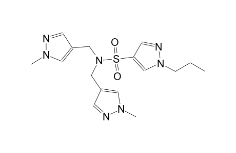 1H-pyrazole-4-sulfonamide, N,N-bis[(1-methyl-1H-pyrazol-4-yl)methyl]-1-propyl-