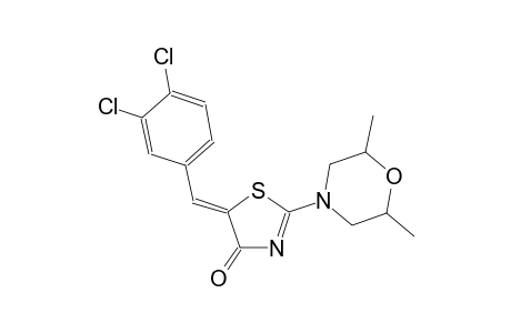 (5Z)-5-(3,4-dichlorobenzylidene)-2-(2,6-dimethyl-4-morpholinyl)-1,3-thiazol-4(5H)-one