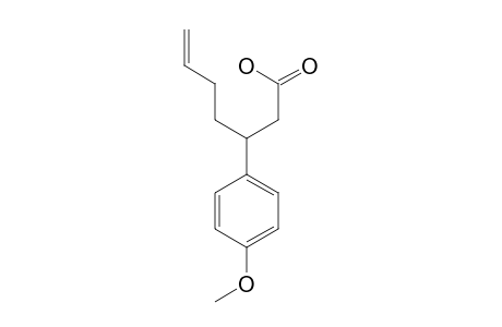 3-(PARA-METHOXYPHENYL)-6-HEPTENOIC-ACID