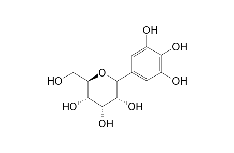 D-Glucitol, 1,5-anhydro-1-C-(2,3,4-trihydroxyphenyl)-, (S)-