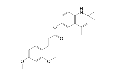 2,2,4-trimethyl-1,2-dihydro-6-quinolinyl (2E)-3-(2,4-dimethoxyphenyl)-2-propenoate
