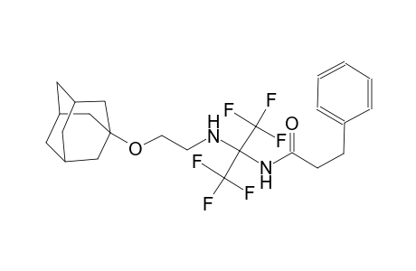 benzenepropanamide, N-[2,2,2-trifluoro-1-[[2-(tricyclo[3.3.1.1~3,7~]dec-1-yloxy)ethyl]amino]-1-(trifluoromethyl)ethyl]-