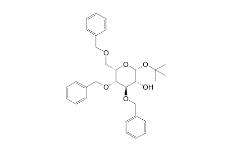 (1S,2R,5S)-tert-Butyl 3,4,6-tri-O-benzyl-.beta.,D-glucopyranoside